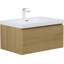 Ensemble de meuble-lavabo mural 30 po avec tiroir à fermeture en douceur-115672348
