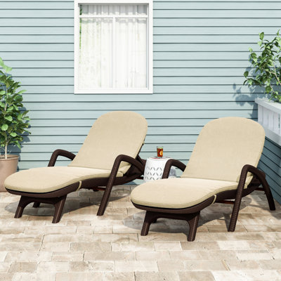 Delano Chaise Lounge Outdoor Seat Cushion by Alwyn Home