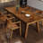 American-style rectangular solid wood dining table-1009525494