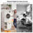 Universal Washer Dryer Laundry Pedestal with Drawer & Open Shelf, Heavy-Duty Anti-Vibration Washer Dryer Stand with Full-Panel-124561564