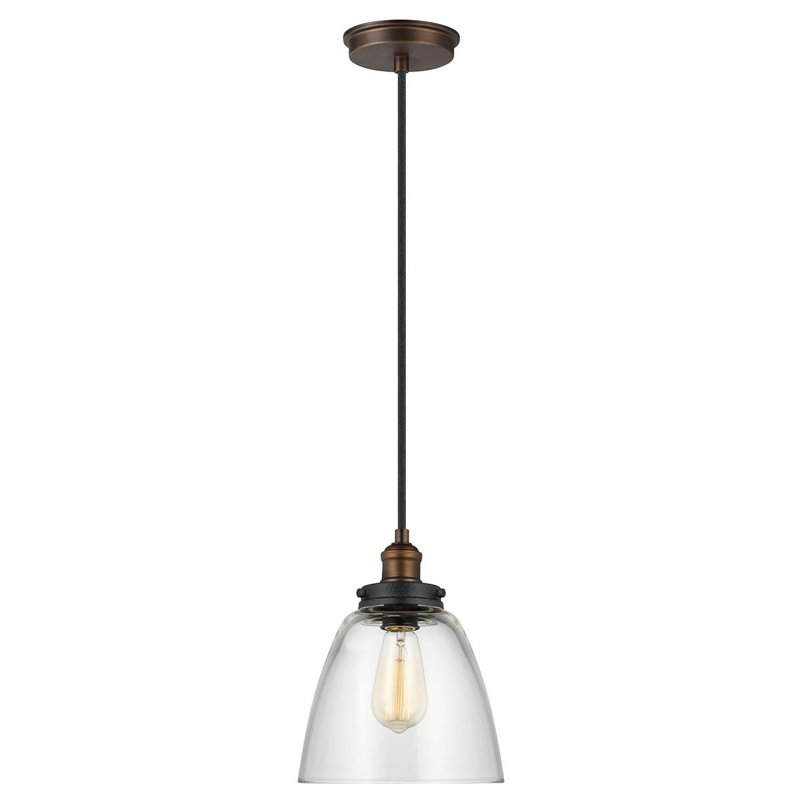 Llewellyn 1 - Light Cone Pendant, Aged Brass