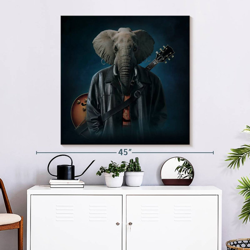 Ketti Elephice Cooper, H 33 po x l 33 po
