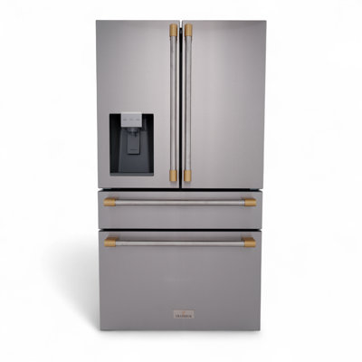36 In. 21.6 Cu. Ft. Stainless Steel Counter Depth French Door Refrigerator