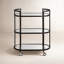 Rosario Metal Bar Cart-244606097