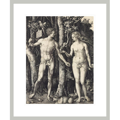 «The Fall of Man (Adam and Eve)» par Albrecht Dürer, impression giclée encadrée