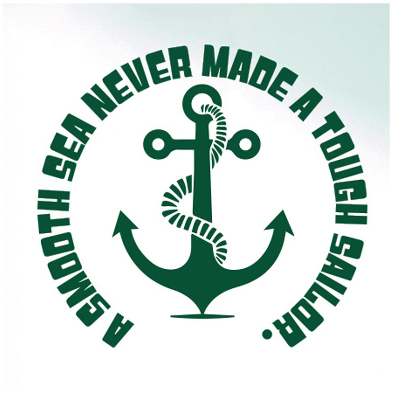 Nautical & Beach Wall Decal, Dark Green