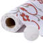 Doublure de tablette, doublures d'armoire antidérapantes non adhésives, doublures de tiroirs, feuille florale rouge-grise, l 18 po x L 96 po