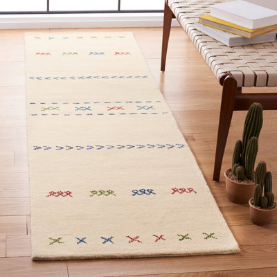 Santiago Southwestern Wool Cream Area Rug