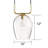 Brushed Brass U shaped glass pendant-107505101-103484915