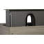 Meuble-lavabo flottant 36 po, moderne avec lavabo. Lavabo de comptoir en résine, tiroirs à fermeture en douceur gris cendré. Organisation. Meuble-lavabo 24V11-36Ag, unité exquise. Tiroirs supérieurs. Gris à jaunissement.