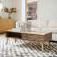 Table basse moderne avec porte coulissante Kristepher