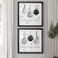 «Let It Snow Ornaments», ensemble de 2 reproductions d'art