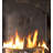 Cast Iron Fireback with Pine Cone Design