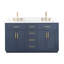 Ensemble de meuble-lavabo double 60 po Gavino-458687466-458687465