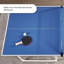 Table de ping-pong d'intérieur pliable compacte 71,65 po pour la maison, table de tennis de table portable-132309118