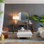 Lampe de table avec abat-jour tambour