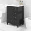Meuble-lavabo de salle de bain avec lavabo, 3 tiroirs et une porte avec supports de rangement-1414485628-1414485631