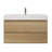 Carnetta Single Bathroom Vanity with Wood, Acrylic Top-1416163440