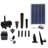 Ronan 132 GPH Solar Pump for Outdoor Fountains with Battery and Light