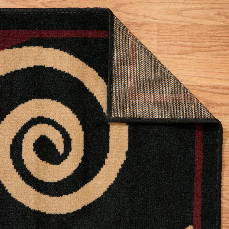 Bailes Synthetic Abstract Indoor Rug, Rectangle 7'10" x 10'6"
