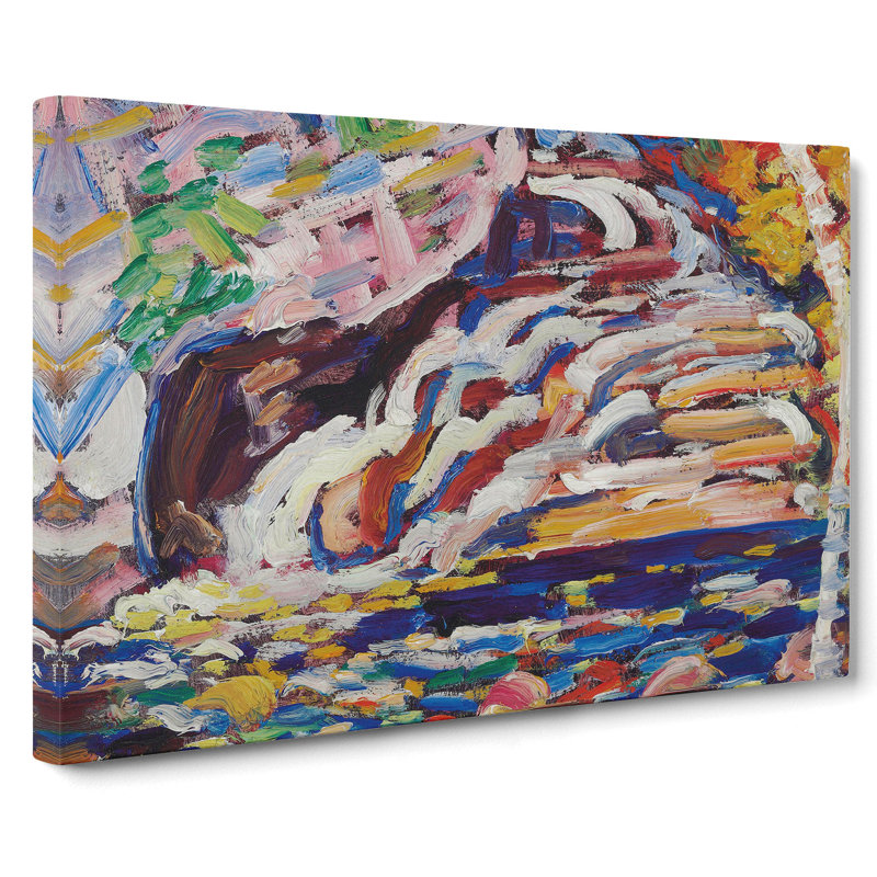 Autumn Cascade by Marsden Hartley - No Frame Painting, 35cm H x 50cm W,  Wrapped Canvas