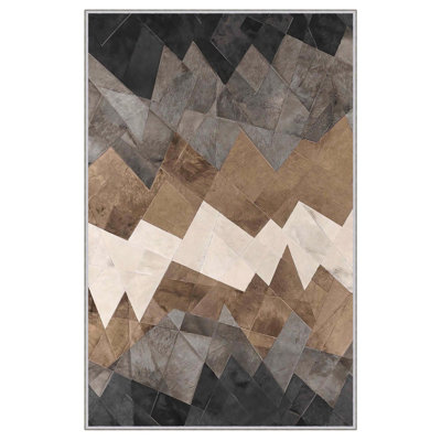 Elegant Hall Carpet, 2.6 x 9.8 Feet | 100% Polyester, 650 g/m², Pile Height: 0.3 Inches | Antibacterial, Non-Slip PVC Dot Underside | Machine Washable, 3D Digital Printing, Ideal for Modern Living Spaces