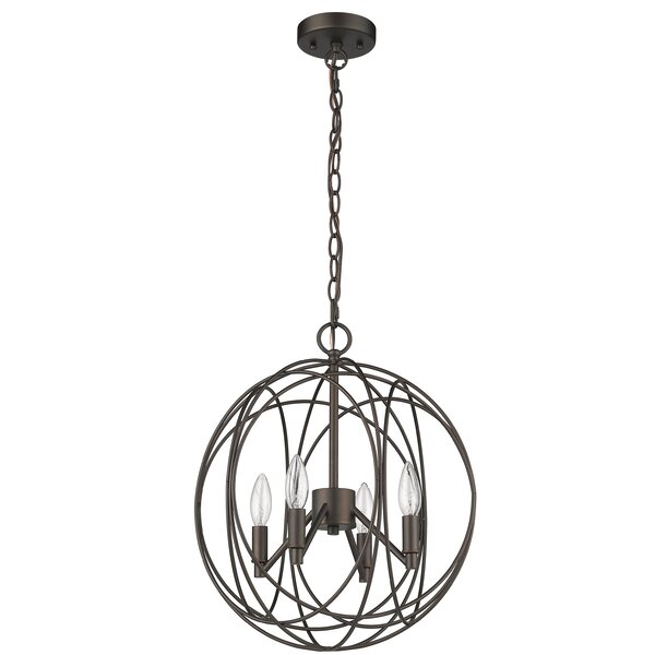 Gracie Oaks Lecenta 4 - Light Chandelier | Wayfair