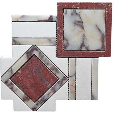 8" x 8" Marble Mosaic Wall & Floor Tile