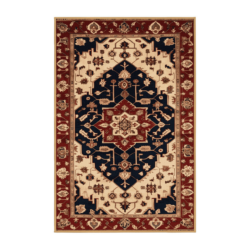 Tapis brun lavable à la machine