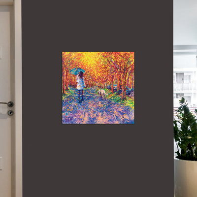 "iris-vent blanc manteau" , reproduction d’art sur toile tendue