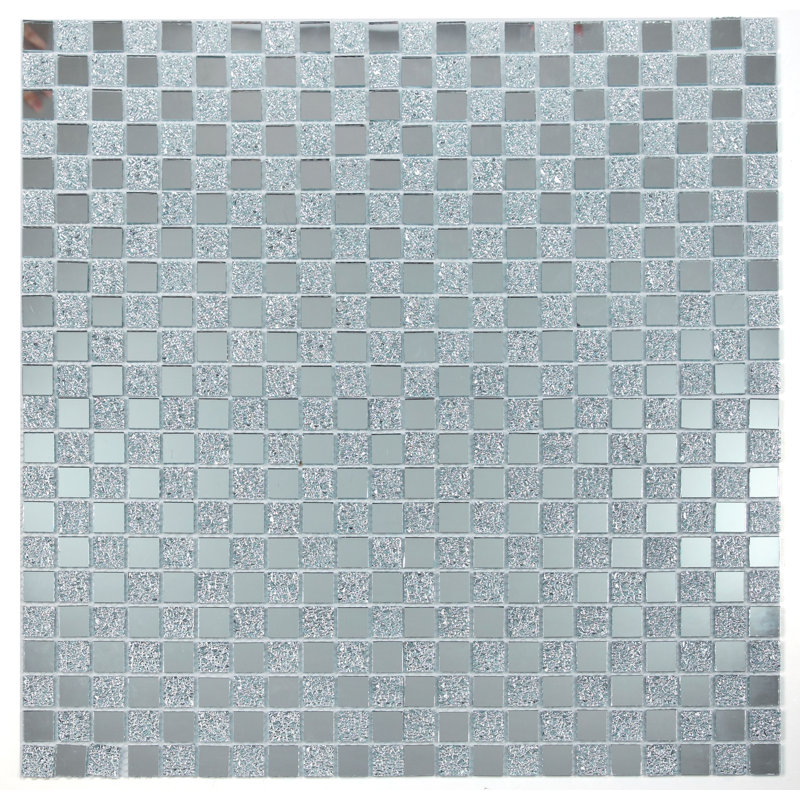 Carreau de mosaïque en verre l 1 po x L 1 po