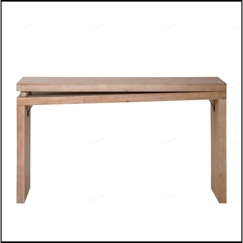 Console polyvalente rustique pour divers espaces avec détails délicats et beaucoup de rangement