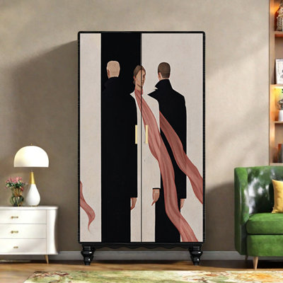 Garde-robe moderne pour chambre double