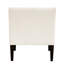 Chaise de jardin boutonnée beige: fabrication en contreplaqué, chaise d'appoint rembourrée en mousse haute beige: structure, housse de coussin de siège amovible, tissu texturé-1342793947