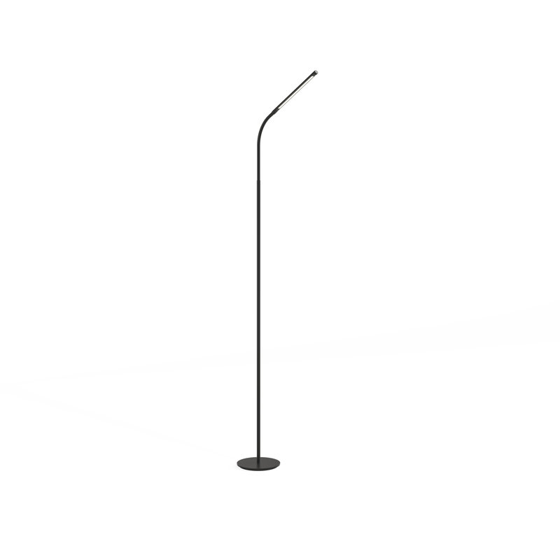 Lampe sur pied à DEL Resi, Noir