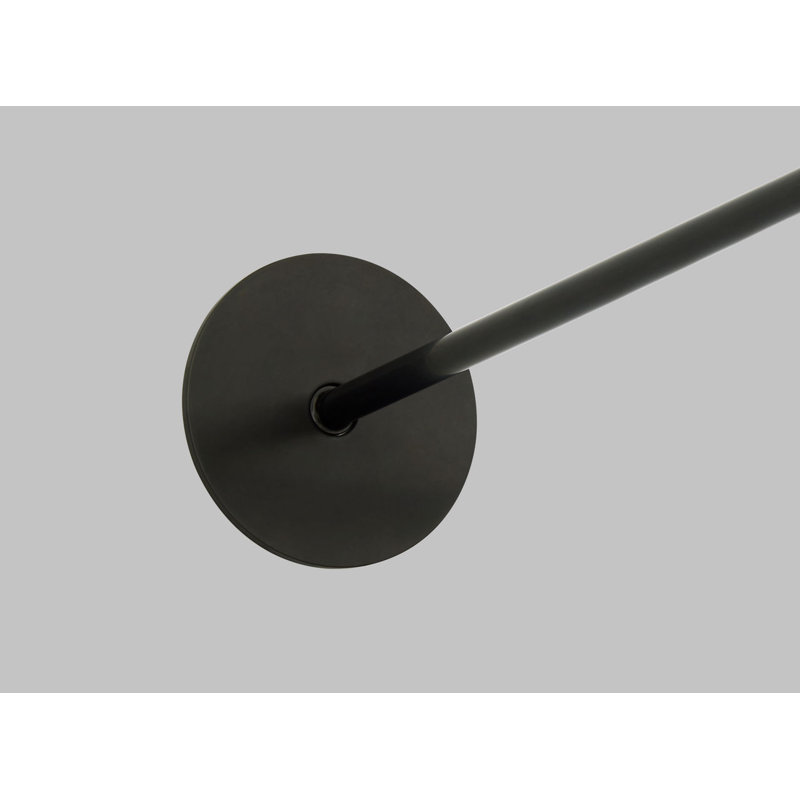 Plural Dome Picture Light, Bronze, 0.5" H x 24" W x 8.9" D, 17.4