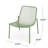 Modern Stackable Outdoor Chair , , Seating, 26"w X 22.25"d 26"h Chairs In Style, Seat, 26.7"w 26.7"h