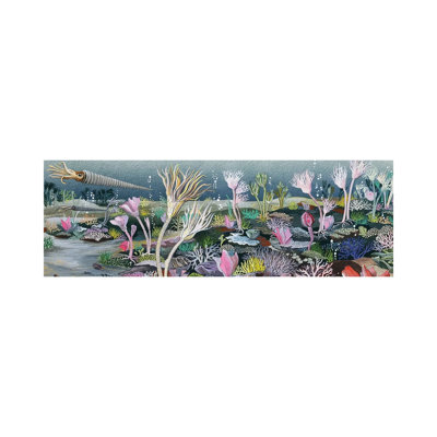 «Silurian Seascape», reproduction d'art sur toile tendue