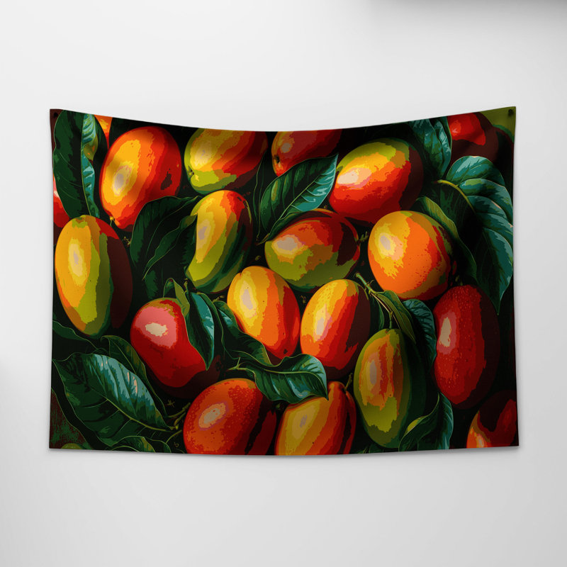 Tapisserie murale «Fruit Mango» Tommy Atkins, 26" x 36"