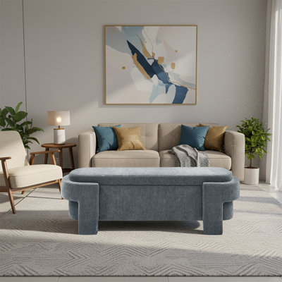 Banc de rangement rembourré Classic