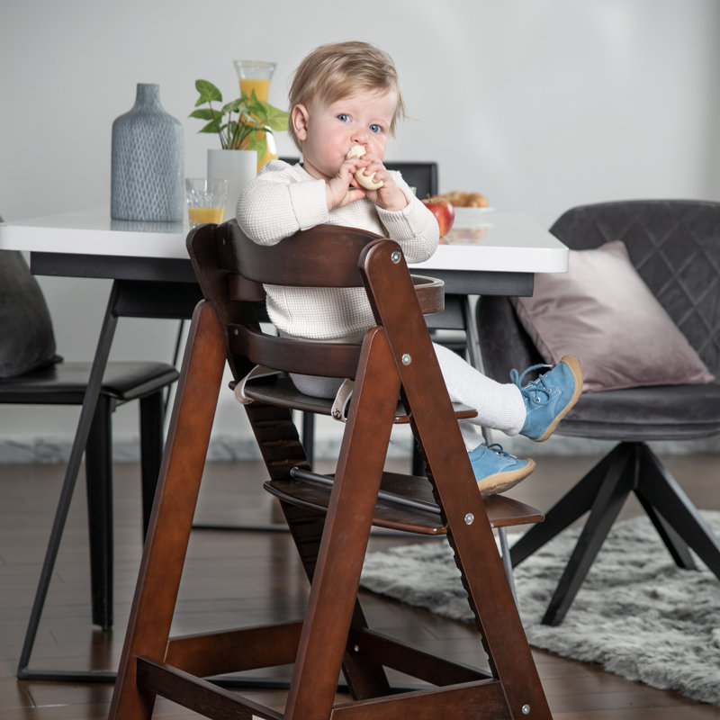  High Chair Sit Up 3, various colours, Stained Brown