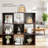 9 Cube Storage Organizer & Bookshelf, 3-Tier Open Shelf Display Rack With 5 Removable Back Panels, Multi-Functional Wood Shelf System For Home Office Living Room Bedroom-661878602-661878599