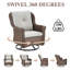 Fauteuils coulissants avec coussins Red Barrel Studio®-372500019