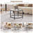 Cellestine Round Glass Coffee Table-351570200-270564726
