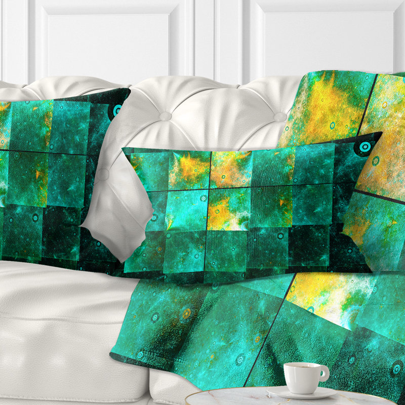 Abstract Reversible Throw Pillow