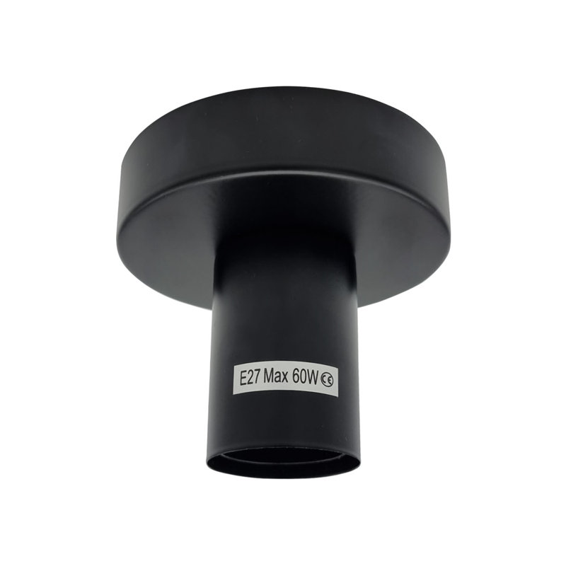 Marjory Flush Mount, Vintage Black, Yes