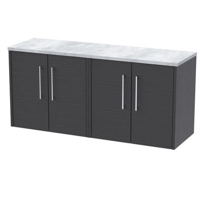 Juno 120.5cm Double Bathroom Vanity Base Only