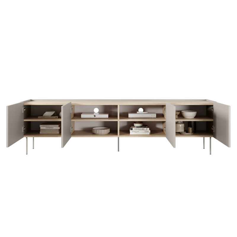 Camarie TV Stand for TVs up to 55", Cashmere