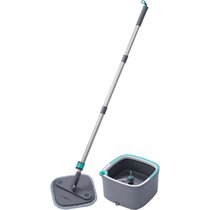 Nine Forty Residential | Commercial 36 Inch Janitorial USA Floor Dry Dust  Mop Broom Set | Handle