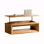 Table basse 43,3 po à plateau relevable moderne en placage de bois massif-57465451
